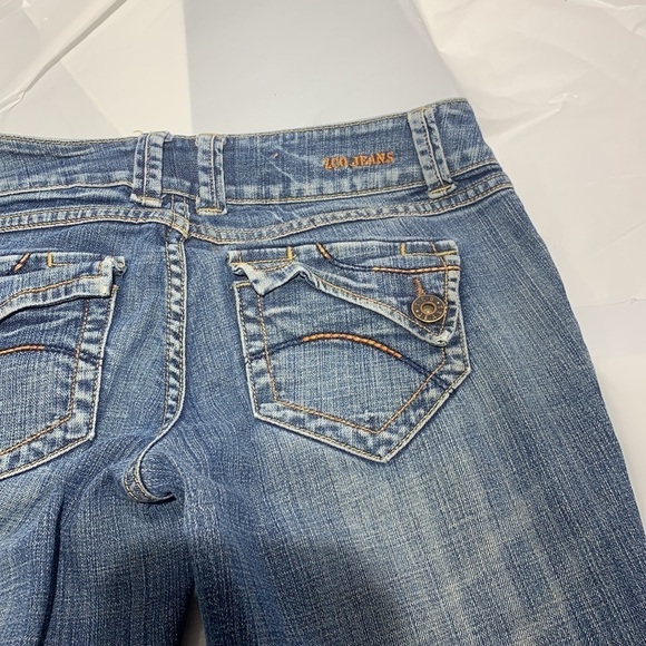 Women’s ZCo Low Rise Boot Cut Washed Blue Jeans Size 7 - Picture 7 of 11
